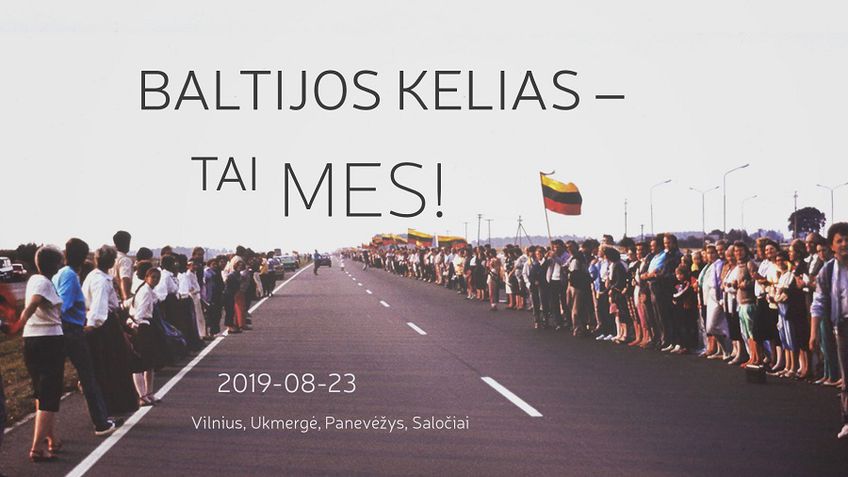 Kviečiame prisijungti prie Baltijos kelio 30-mečio ir Naujojo baltijos kelio atgimimo!