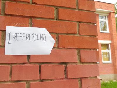 Референдум: Висагинасу безразлично - В Висагинасе