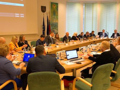 В настоящее время проходит пятое заседание Совета висагинского самоуправления - В Висагинасе