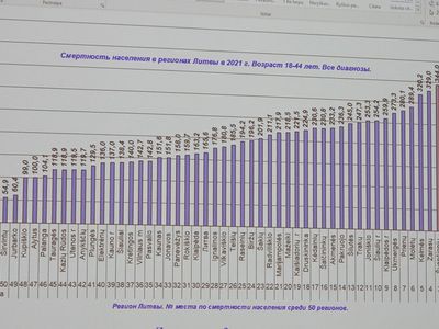 Поднят вопрос о повышенной заболеваемости и смертности в Висагинасе (видео) - В Висагинасе