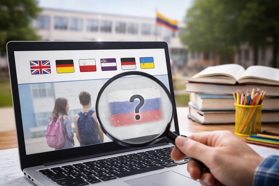 Почему на сайтах висагинских прогимназий, с русским языком обучения, нет русского языка - В Висагинасе