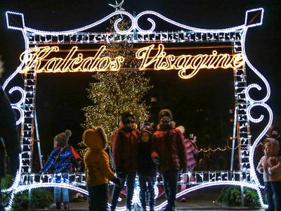 4 декабря - праздник зажжения огней на главной городской елке (обновлено) - В Висагинасе