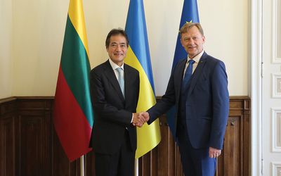 Kultūros ministras su Japonijos ambasadoriumi aptarė kultūrinio bendradarbiavimo rezultatus ir planus - Projektas „Europos Pulsas“