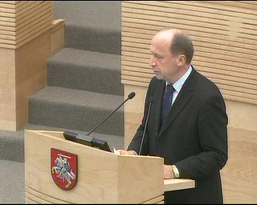 Президент Литвы представил Сейму кандидатуру нового премьер-министра