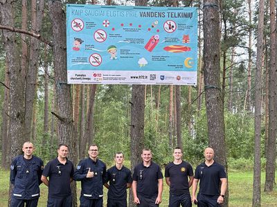 Летние развлечения у воды – не забываем о безопасности! - В Висагинасе