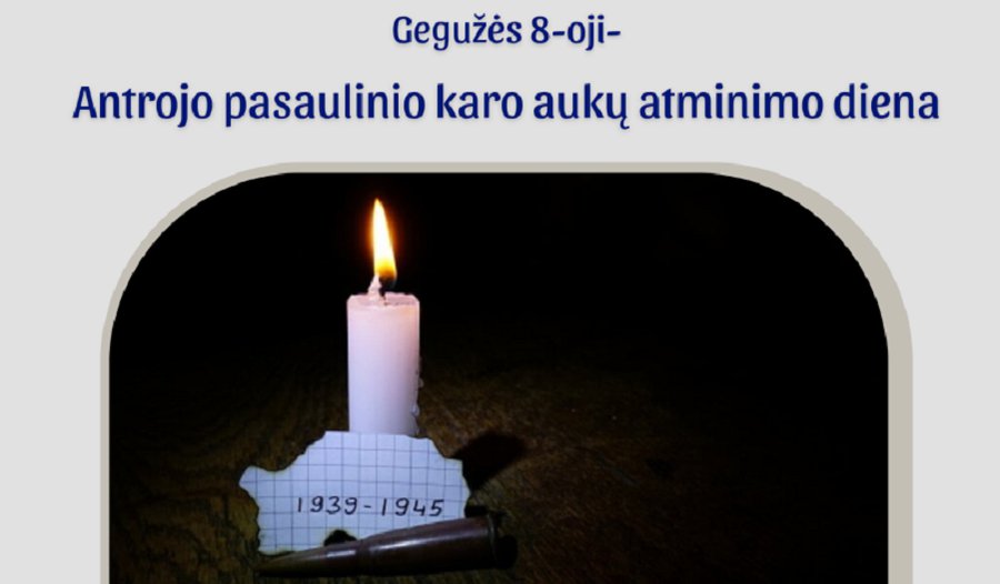8 мая - День памяти жертв Второй мировой войны - В Висагинасе