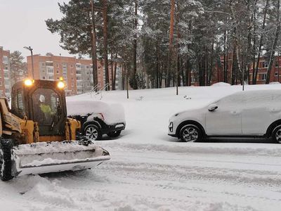 График уборки снега во дворах с 14 по 21 декабря 2023 г. - В Висагинасе