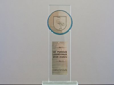 Награды лучшим в 2010 году                                                                                                                             - В Висагинасе