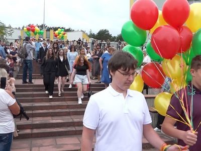 Последний звонок в прогимназии «Gerosios vilties» (видео) - В Висагинасе