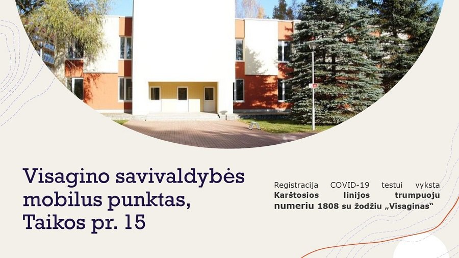 Mobilaus punkto darbo laikas švenčių dienomis - Visagine