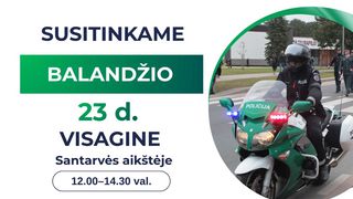 Balandžio 23 d. kviečiame visus į renginį „Ateik ir pažink Lietuvos policiją“