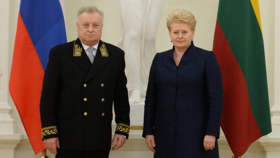Президент приняла верительные грамоты посла России - Литва и страны Балтии