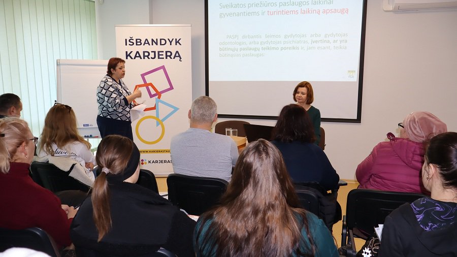 Члены семей из третьих стран включены в систему медицинского страхования - В Висагинасе