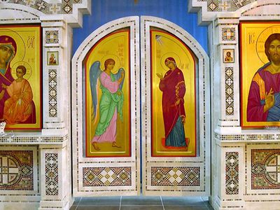 Расписание богослужений в Введено-Пантелеимоновском храме с 5 по 11 апреля - Мир православия