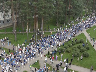 Висагинас побил рекорд флешмобов Литвы - В Висагинасе