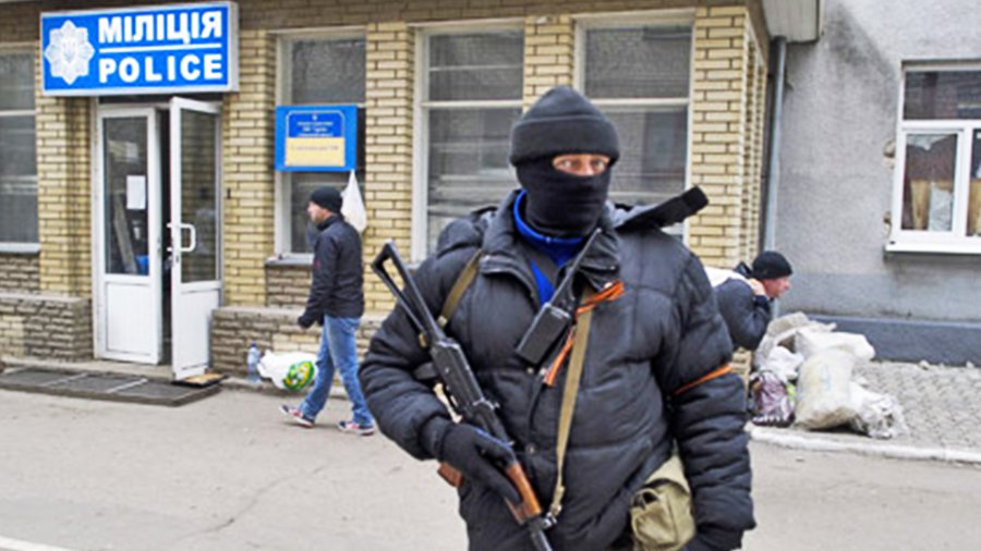 В окрестностях Славянска сожгли поселковую администрацию - В Мире