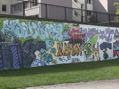 В Висагинасе появилась легальная стена для граффити - Новости регионов