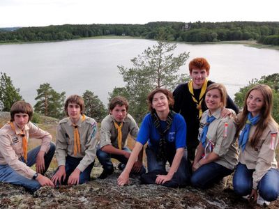 Русские скауты Висагинаса о северном путешествии  - В Висагинасе