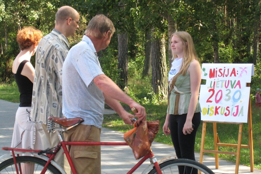 Дискуссия о будущем Литвы в Висагинасе.                                                                                 - В Висагинасе
