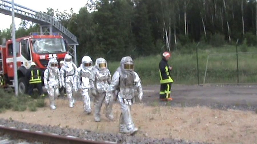 На территории ИАЭС прошли учения - В Висагинасе