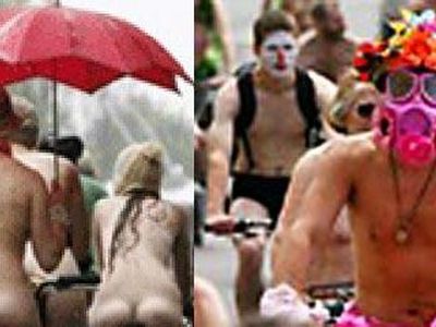 В Москве 1 мая пройдет парад голых велосипедистов - Хобби, отдых и развлечения