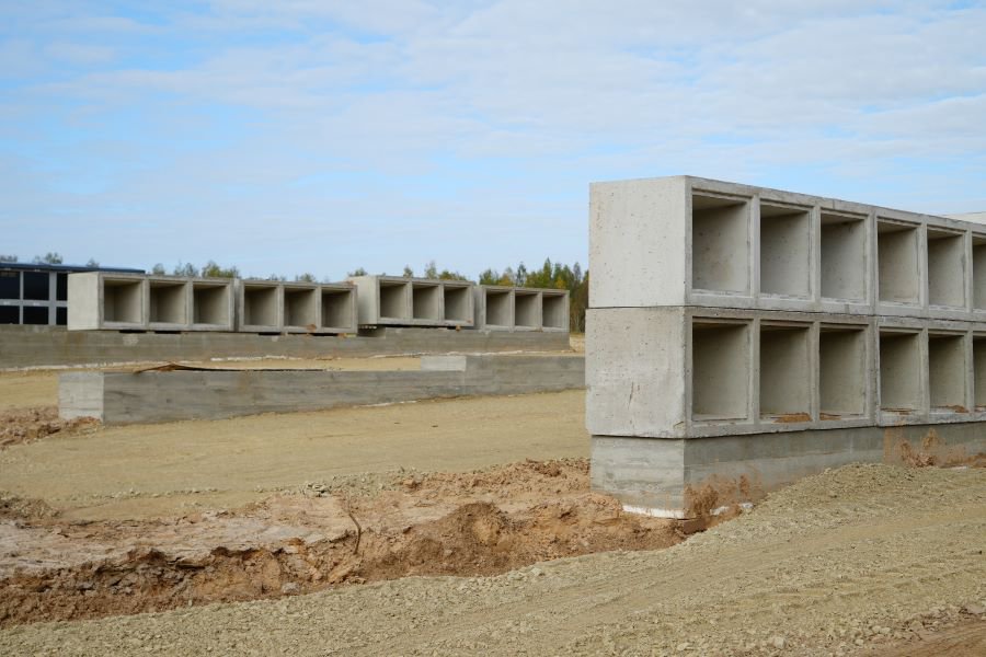 В Висагинасе строится новый колумбарий на 240 мест (видео) - В Висагинасе