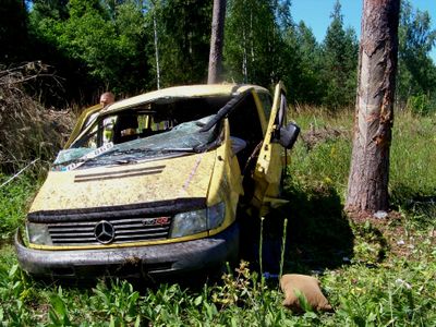 Пострадавший в ДТП —  в тяжелом состоянии - В Висагинасе