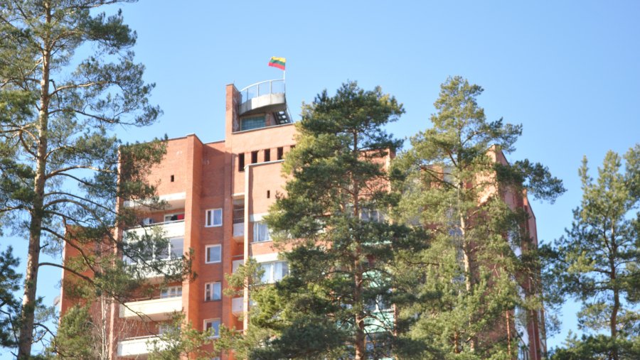 КАДР ДНЯ: У Висагинаса своя «башня Гедиминаса» - В Висагинасе