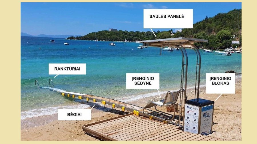 Пляж озера Висагинас будет приспособлен для купания людей с особыми потребностями - В Висагинасе