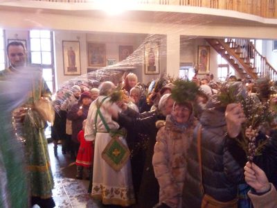 Православные христиане отметили Вербное воскресенье - В Висагинасе