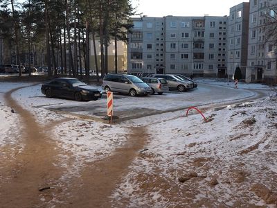 Реконструкция улиц Вильтес-Партизану вызвала вопросы жителей (видео) - В Висагинасе