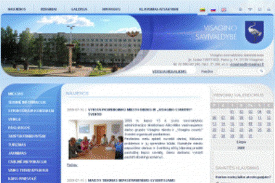 Visagino savivaldybės tarybos komitetų posėdžiai  - Visagine