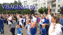 50-летие Висагинаса. Флешмоб: все цели достигнуты. Как это было. (обновлено, добавлено новое видео)