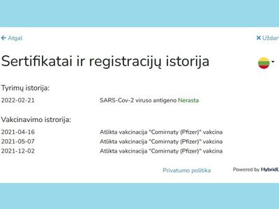 Отправляясь делать тест на COVID-19, не пользуйтесь такси и другим общественным транспортом! - В Висагинасе