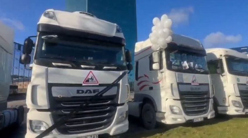 15 ноября в Вильнюсе, прошла акция протеста представителей транспортно-логистического сектора