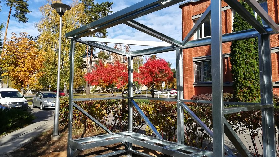 Фото дня: «Visagino būstas» обновляется - В Висагинасе