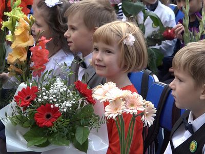 День знаний в Висагинасе (видео) - В Висагинасе