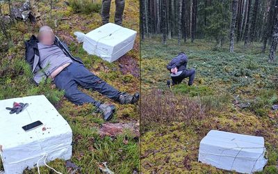 Литовские пограничники провели ряд успешных операций по ликвидации контрабанды сигарет - Происшествия и криминал