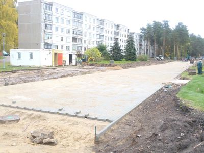 Пешеходная улица Висагино – полное обновление - В Висагинасе