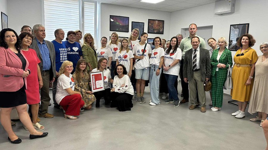 Висагинский флешмоб занесен в Книгу рекордов Литвы (видео) - В Висагинасе