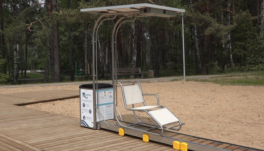 Озеро Висагинас приспособлено для купания людей со специальными потребностями (добавлено видео) - Новости регионов