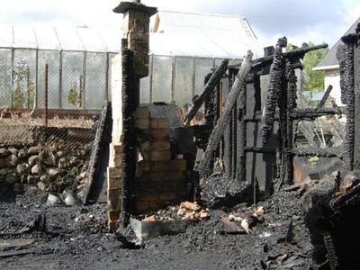 Пожары в садовых обществах - В Висагинасе