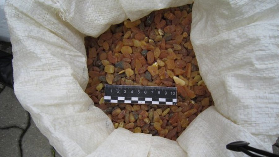 Из Калининграда в Литву пытались незаконно вывезти 14 мешков янтаря - Происшествия и криминал