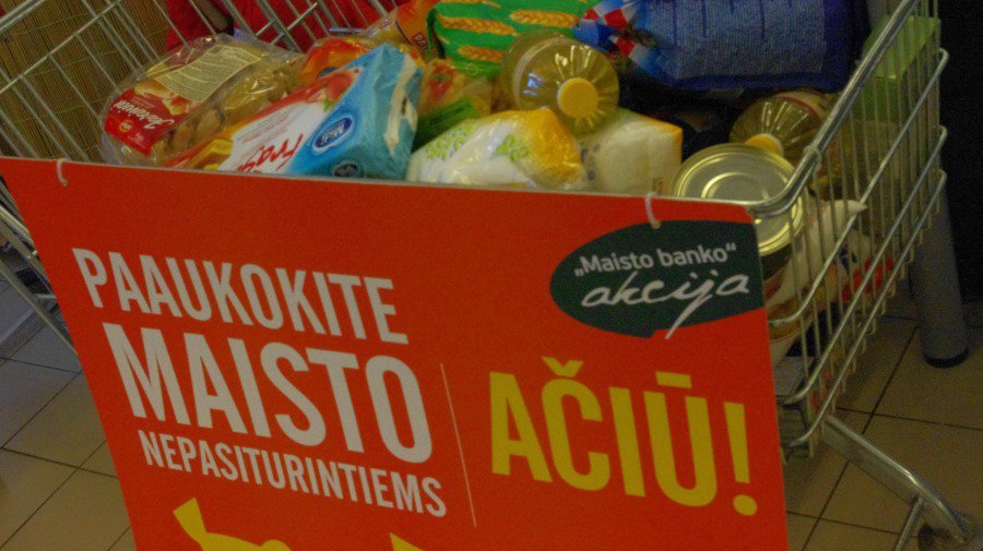 «Maisto bankas» — помощь малоимущим - В Висагинасе
