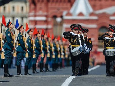 Парад Победы на Красной площади. - В Мире