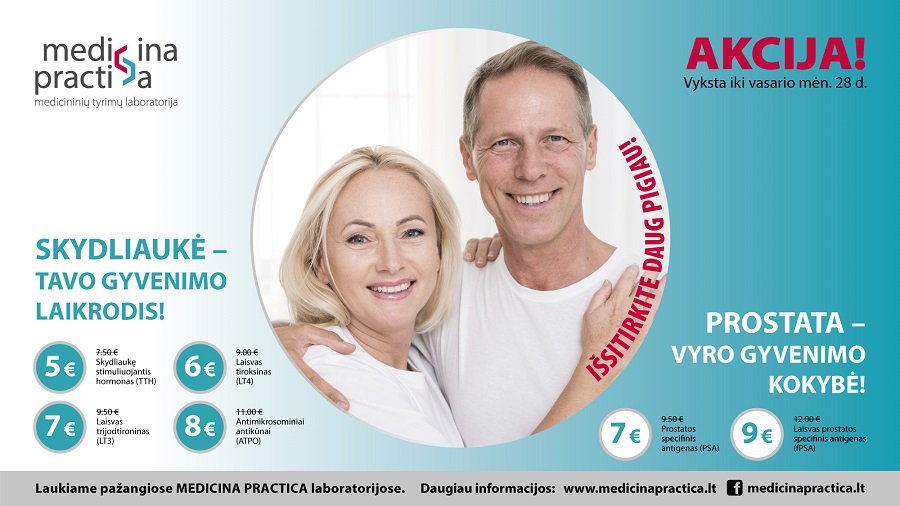 Nerimaujate dėl skydliaukės ar prostatos? Atlikite kraujo tyrimus! - Reklama