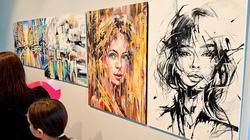 Открытие семейной выставки Калининых «Диалог времён» (видео)