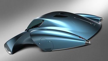 Футуристичный концепт Bugatti Stratos позаимствовал стиль ретромобилей