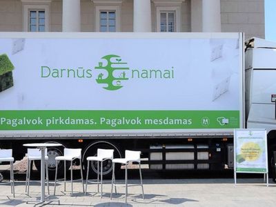 Уникальный «дом на колесах» - в  Висагинасе - В Висагинасе