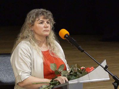 Новый председатель Независимого профсоюза ИАЭС - Илона Некрошене (видео) - В Висагинасе